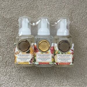 Michel Design Works Mini Hand Soap Set: Sunflower, Orchard Breeze, Pumpkin Prize